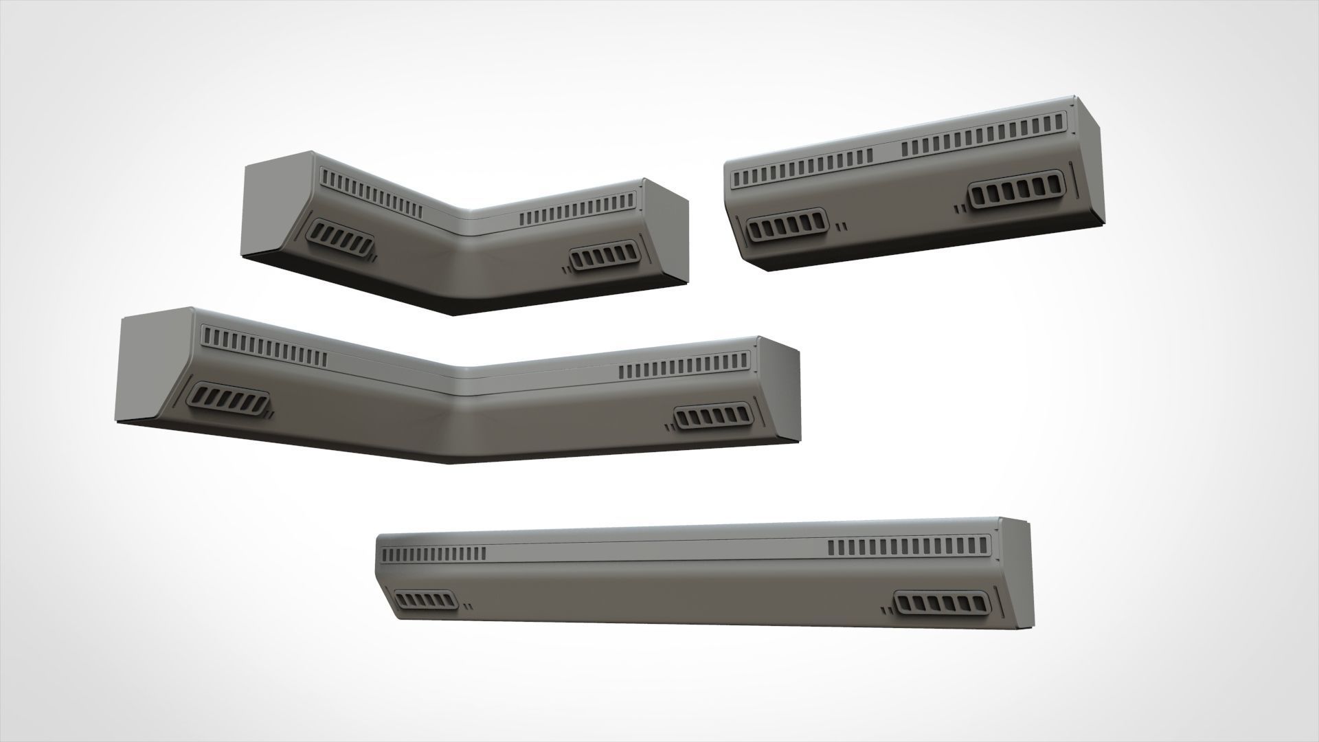 sci-fi Architecture kitbash 32 3D model_16