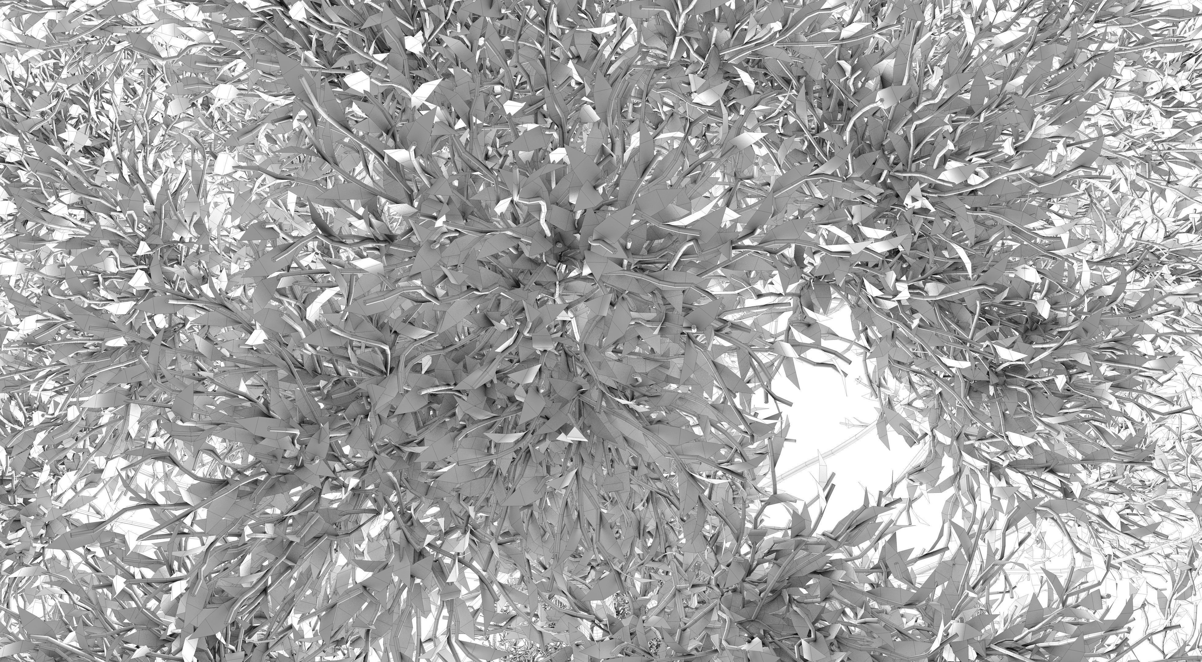 Apple Tree and Grass  3D model_12