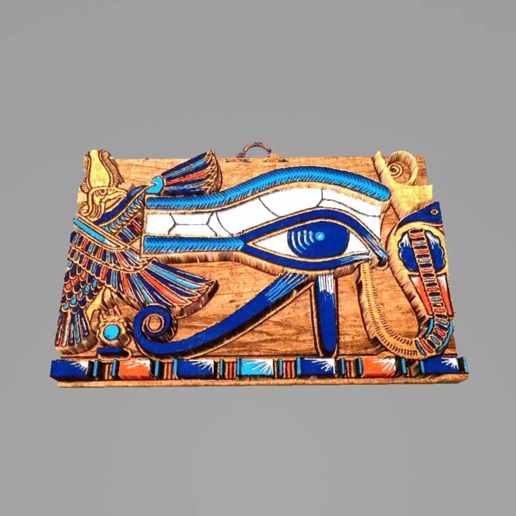eye of horus keychain 3D print model