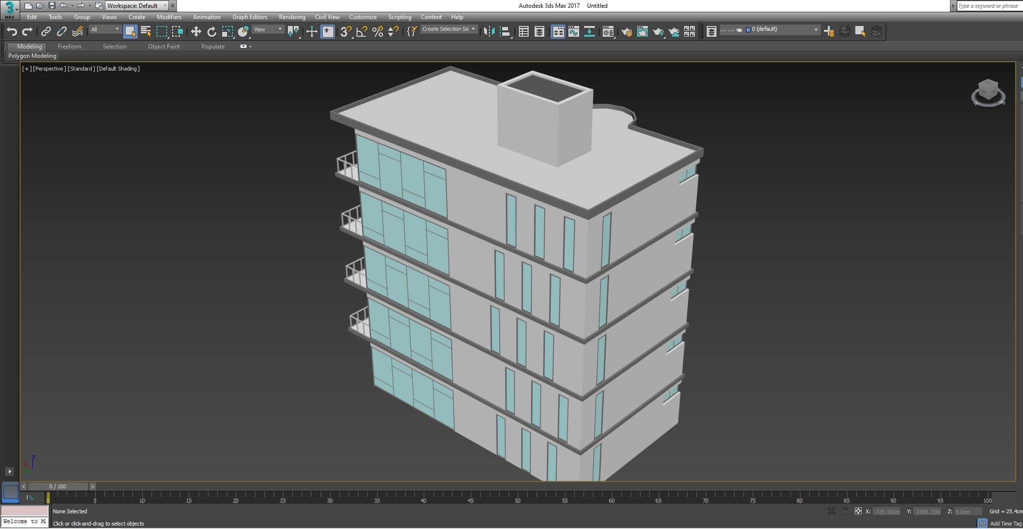 Low Poly Apartments - ED Model 3 Low-poly 3D model_12