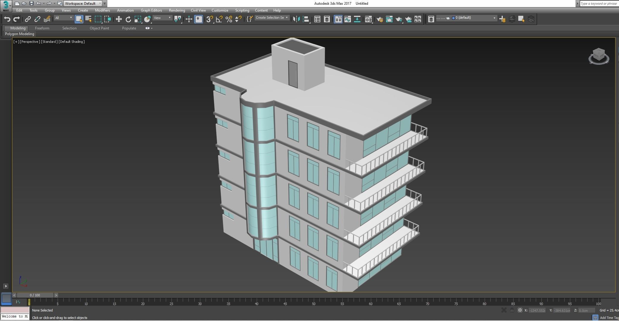 Low Poly Apartments - ED Model 3 Low-poly 3D model_13