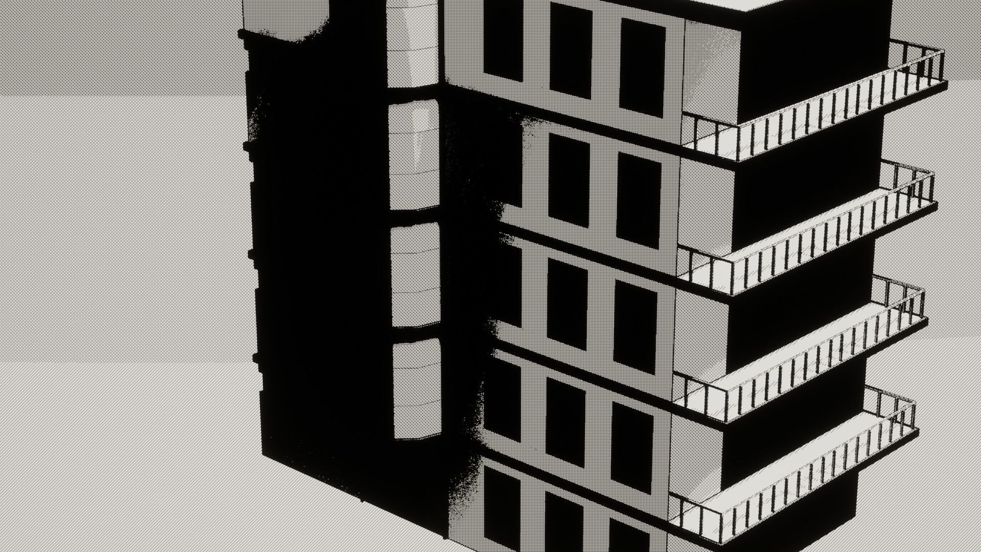 Low Poly Apartments - ED Model 3 Low-poly 3D model_23