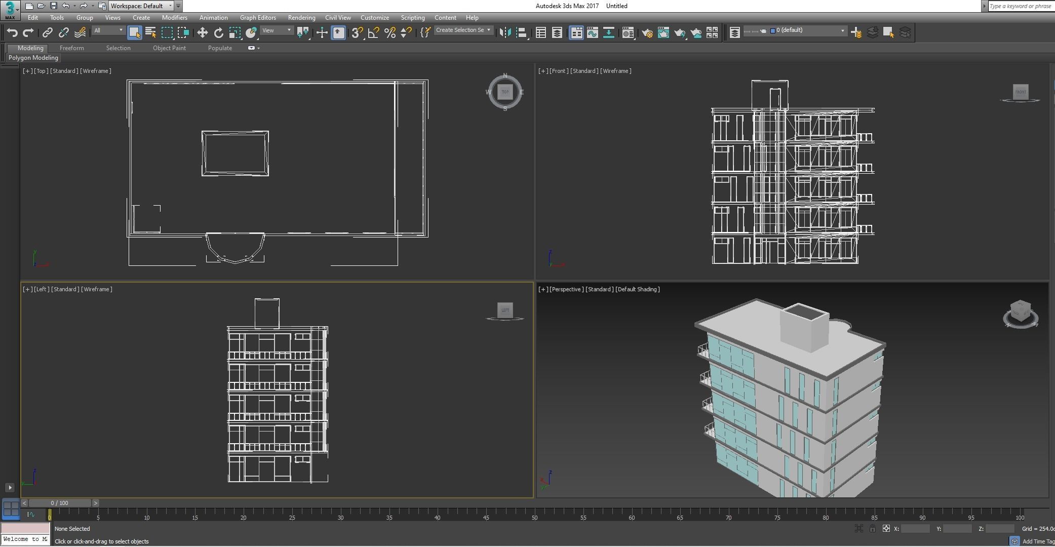 Low Poly Apartments - ED Model 3 Low-poly 3D model_11