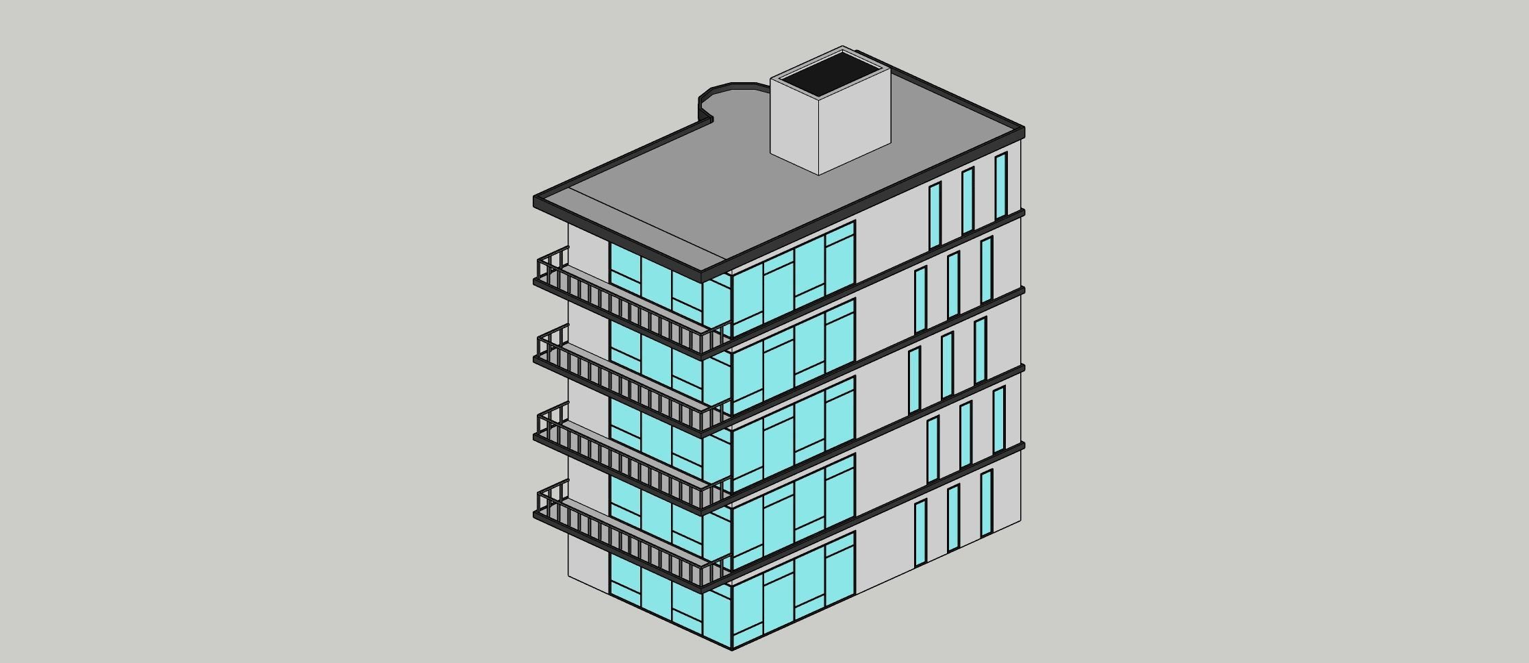 Low Poly Apartments - ED Model 3 Low-poly 3D model_14