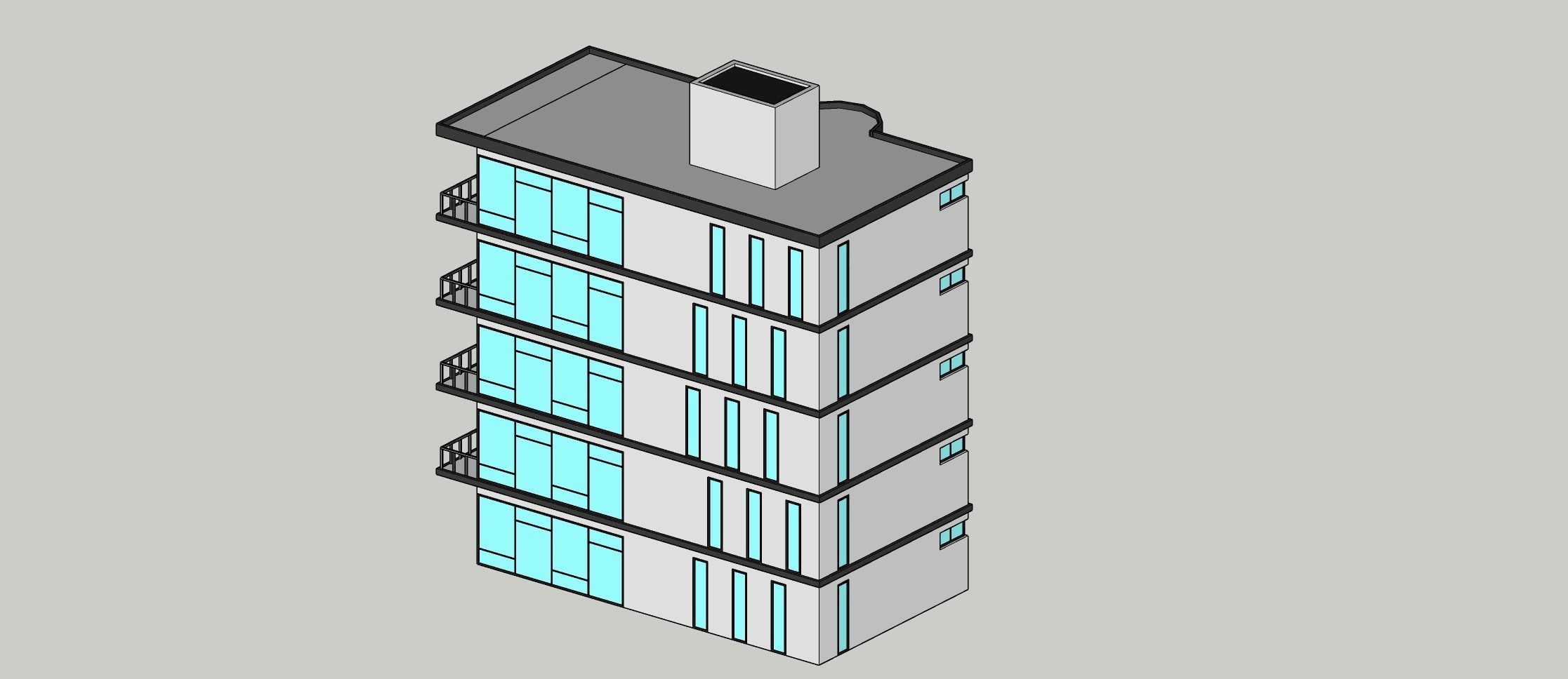 Low Poly Apartments - ED Model 3 Low-poly 3D model_15