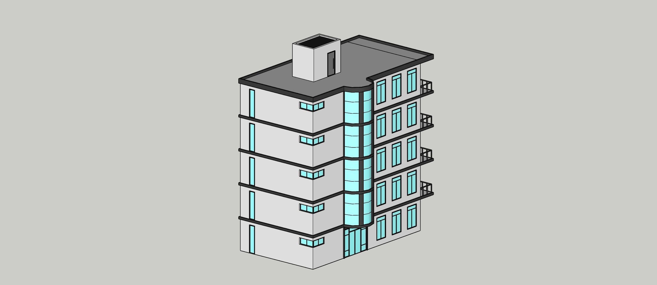 Low Poly Apartments - ED Model 3 Low-poly 3D model_10