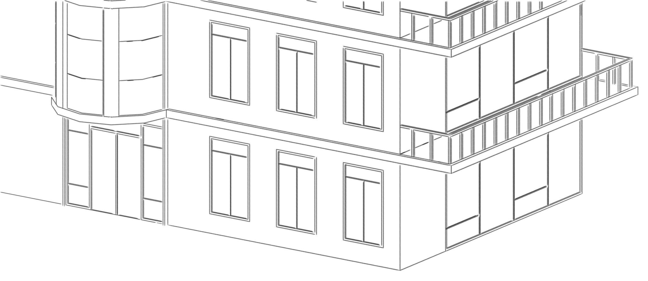 Low Poly Apartments - ED Model 3 Low-poly 3D model_21