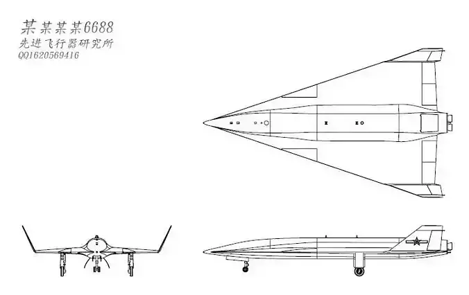 WZ-8 Hypersonic Reconnaissance Drone 3D model