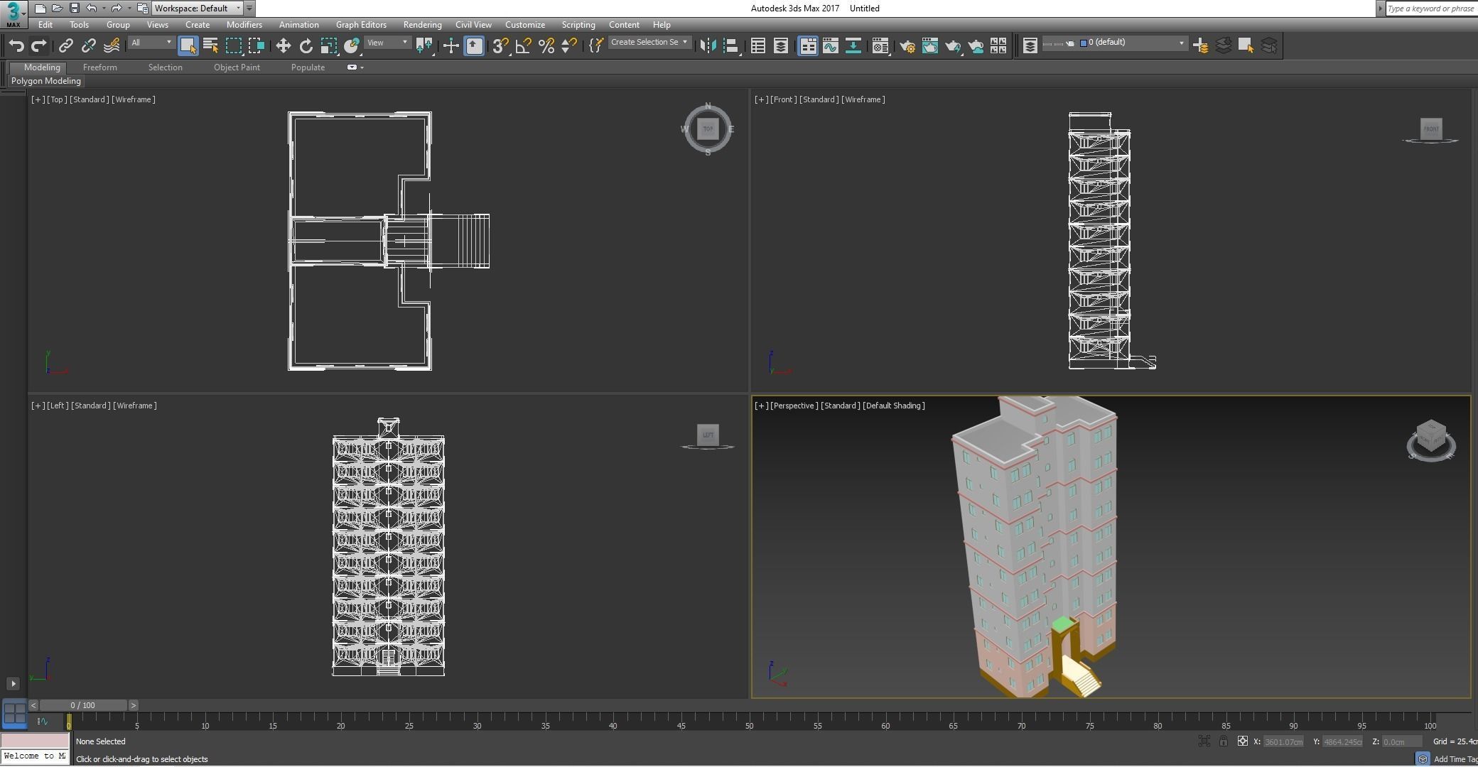 Low Poly Apartments - ED Model 5 Low-poly 3D model_17