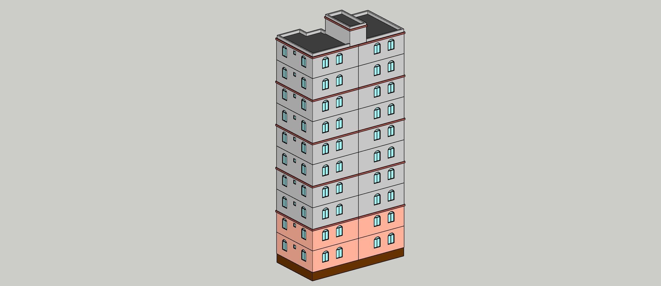 Low Poly Apartments - ED Model 5 Low-poly 3D model_25