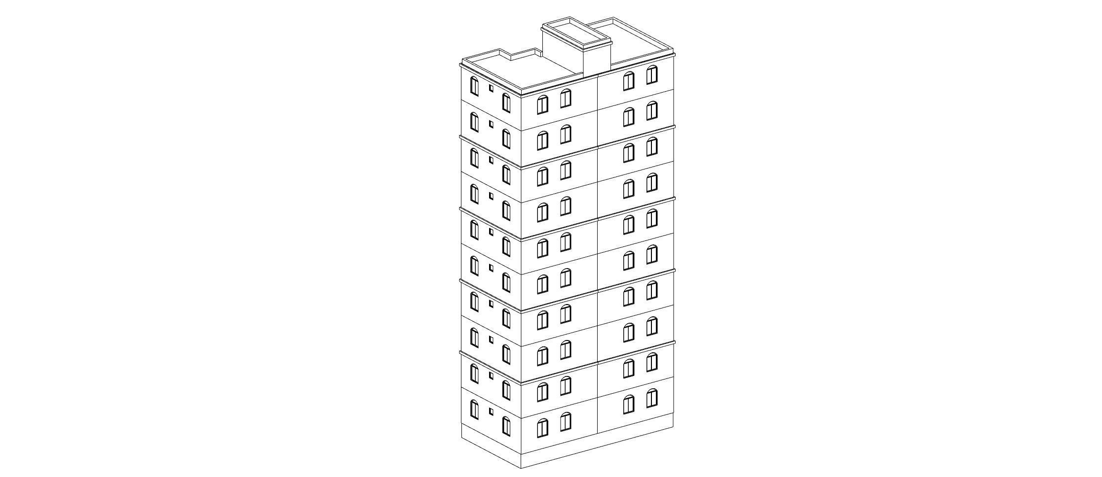 Low Poly Apartments - ED Model 5 Low-poly 3D model_26