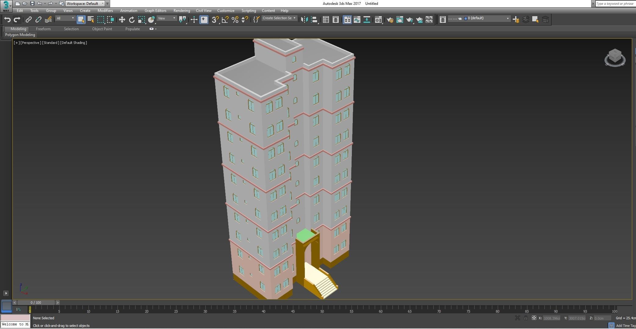 Low Poly Apartments - ED Model 5 Low-poly 3D model_19