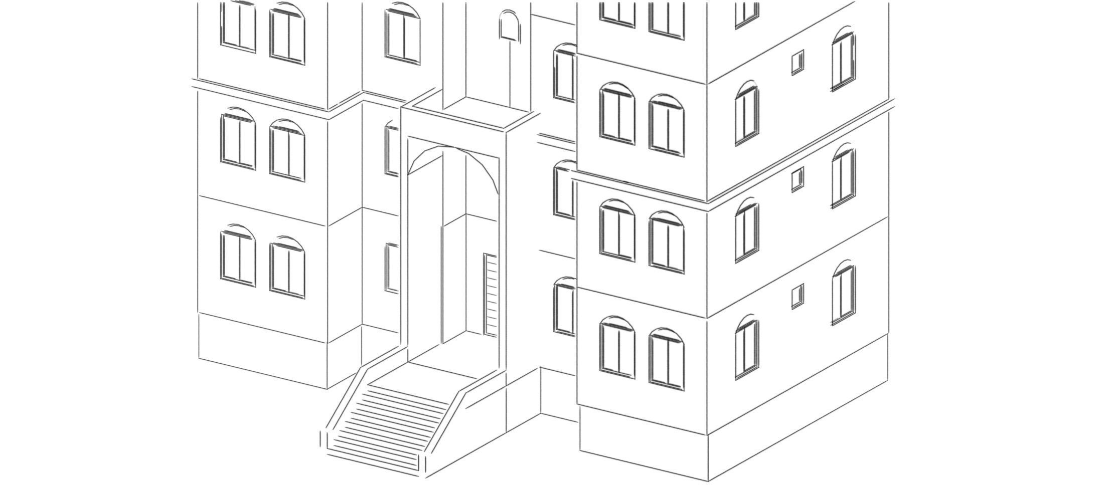 Low Poly Apartments - ED Model 5 Low-poly 3D model_13