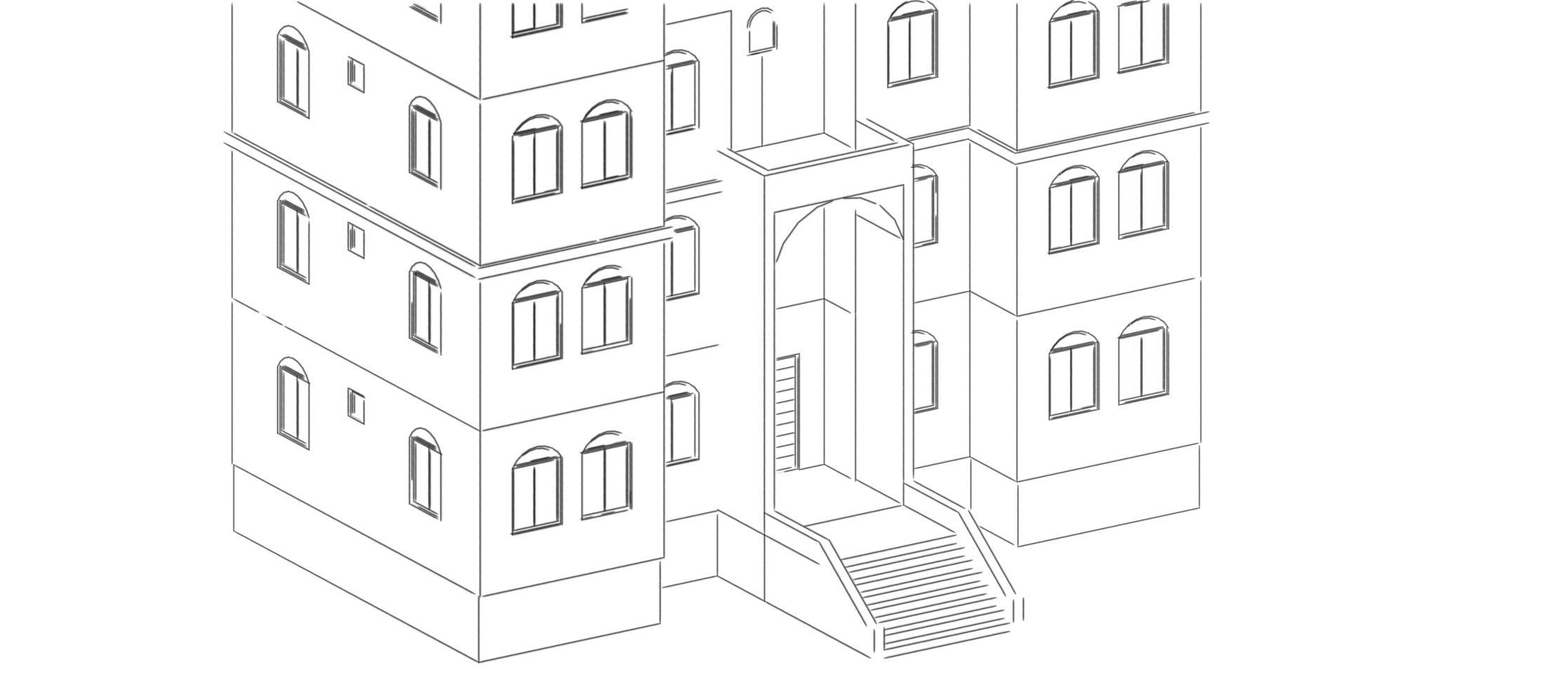 Low Poly Apartments - ED Model 5 Low-poly 3D model_16