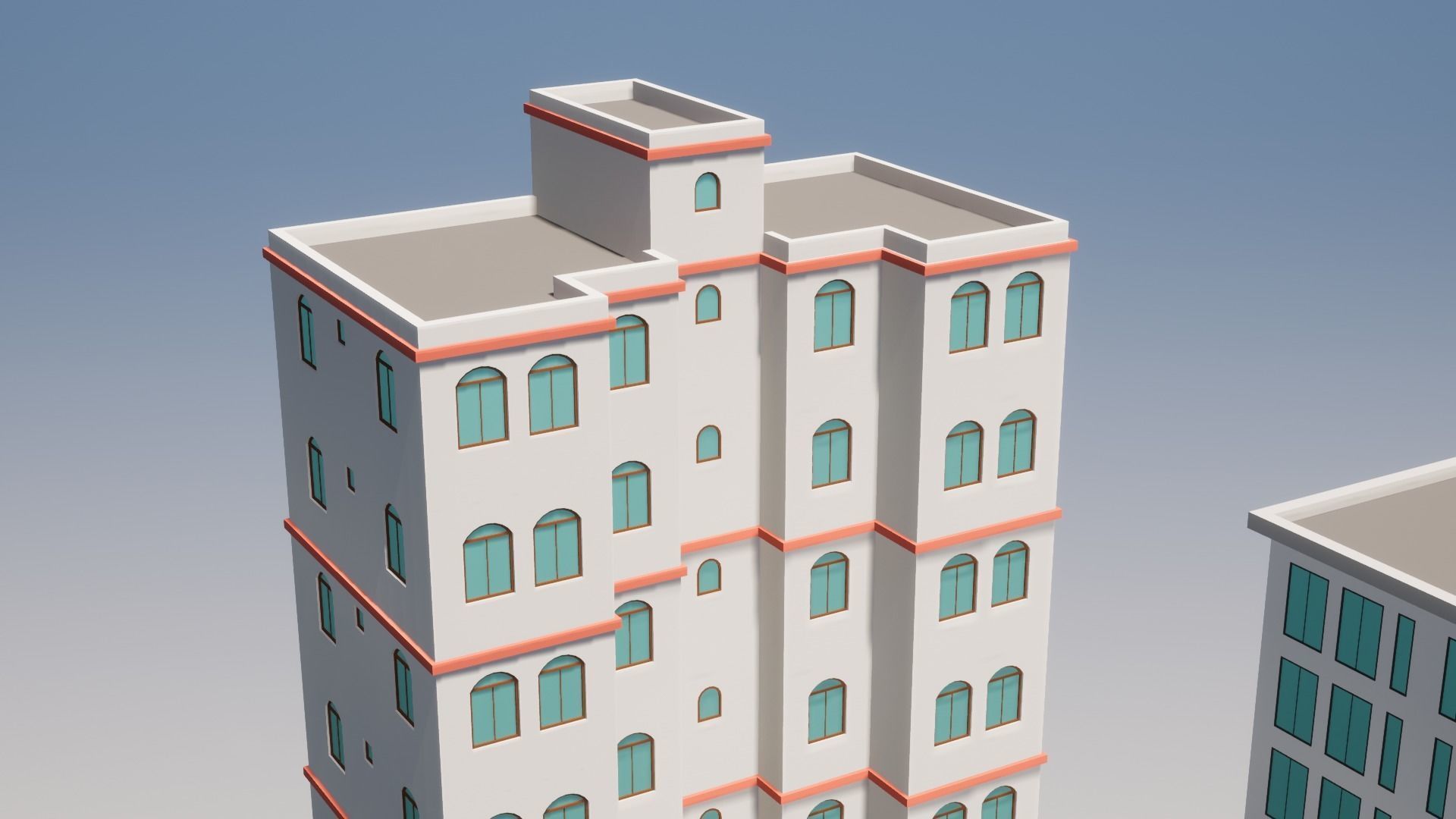 Low Poly Apartments - ED Model 5 Low-poly 3D model_28