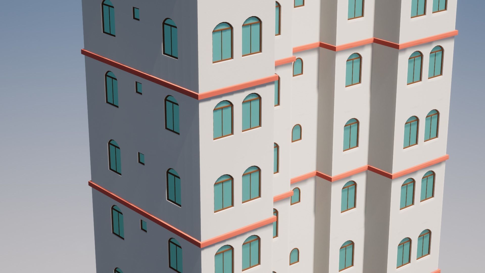 Low Poly Apartments - ED Model 5 Low-poly 3D model_33