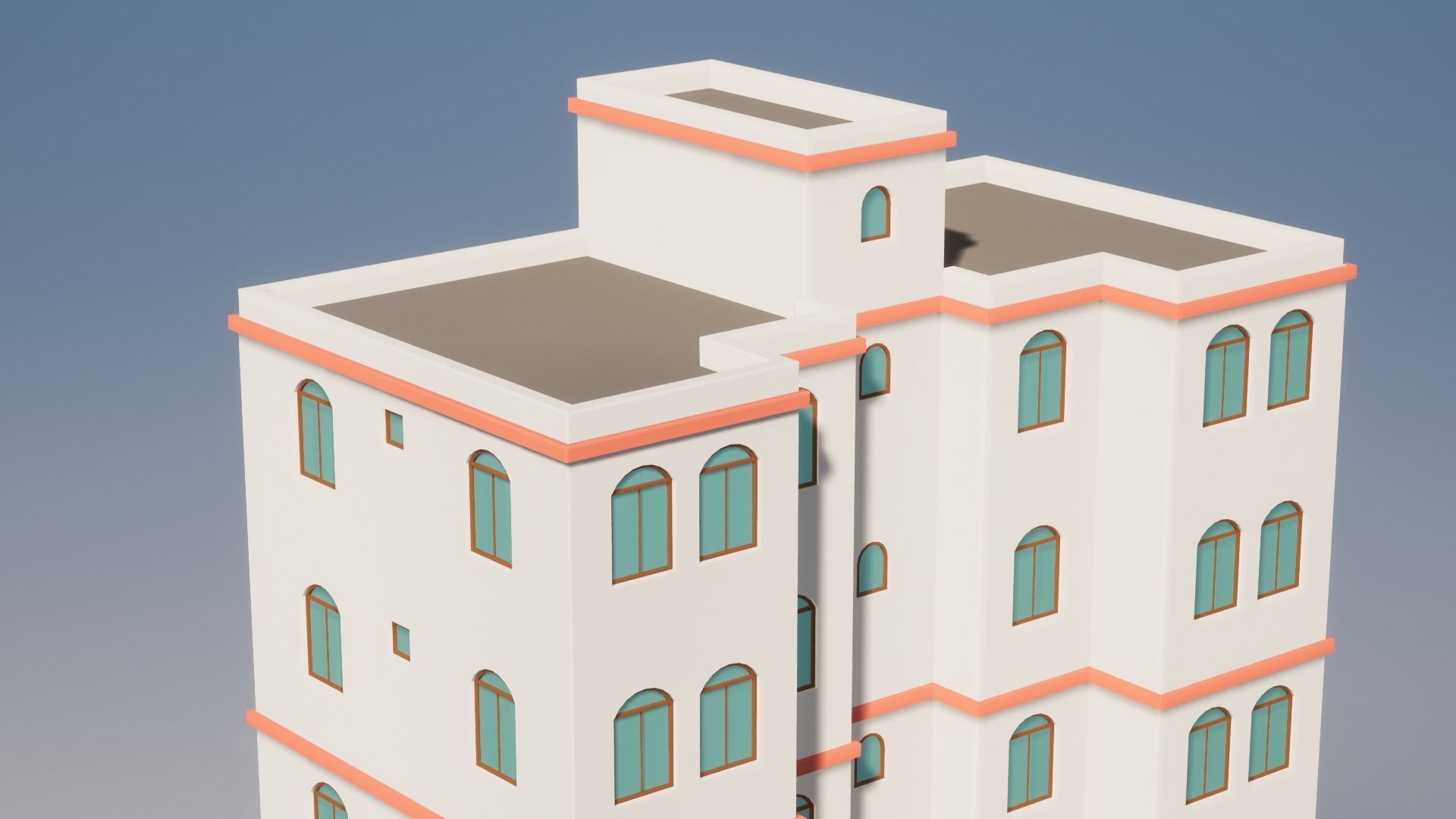 Low Poly Apartments - ED Model 5 Low-poly 3D model_35