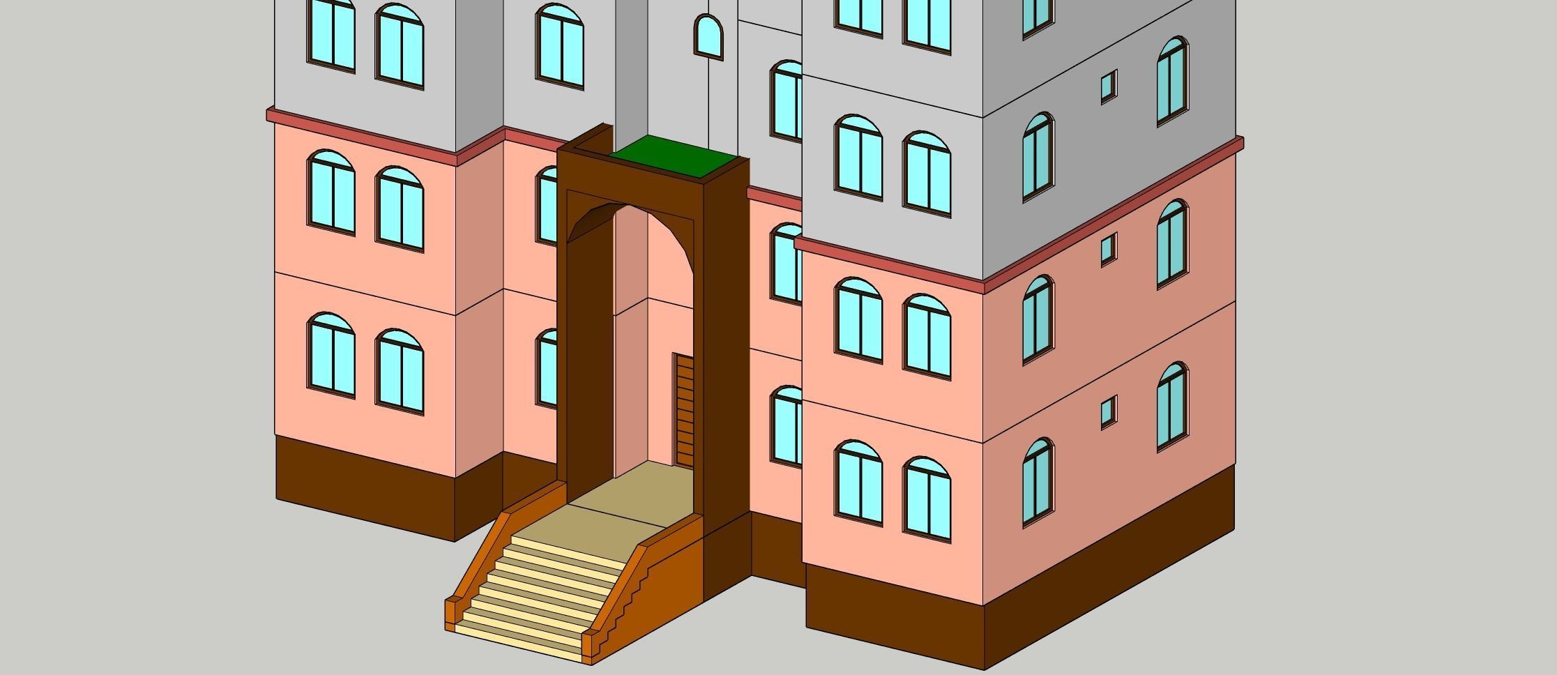 Low Poly Apartments - ED Model 5 Low-poly 3D model_11
