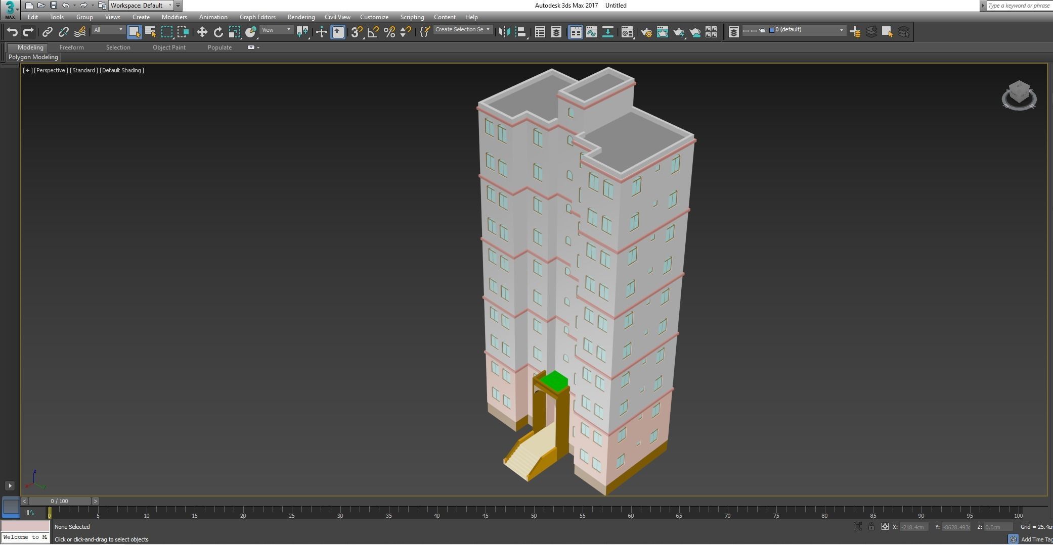 Low Poly Apartments - ED Model 5 Low-poly 3D model_20