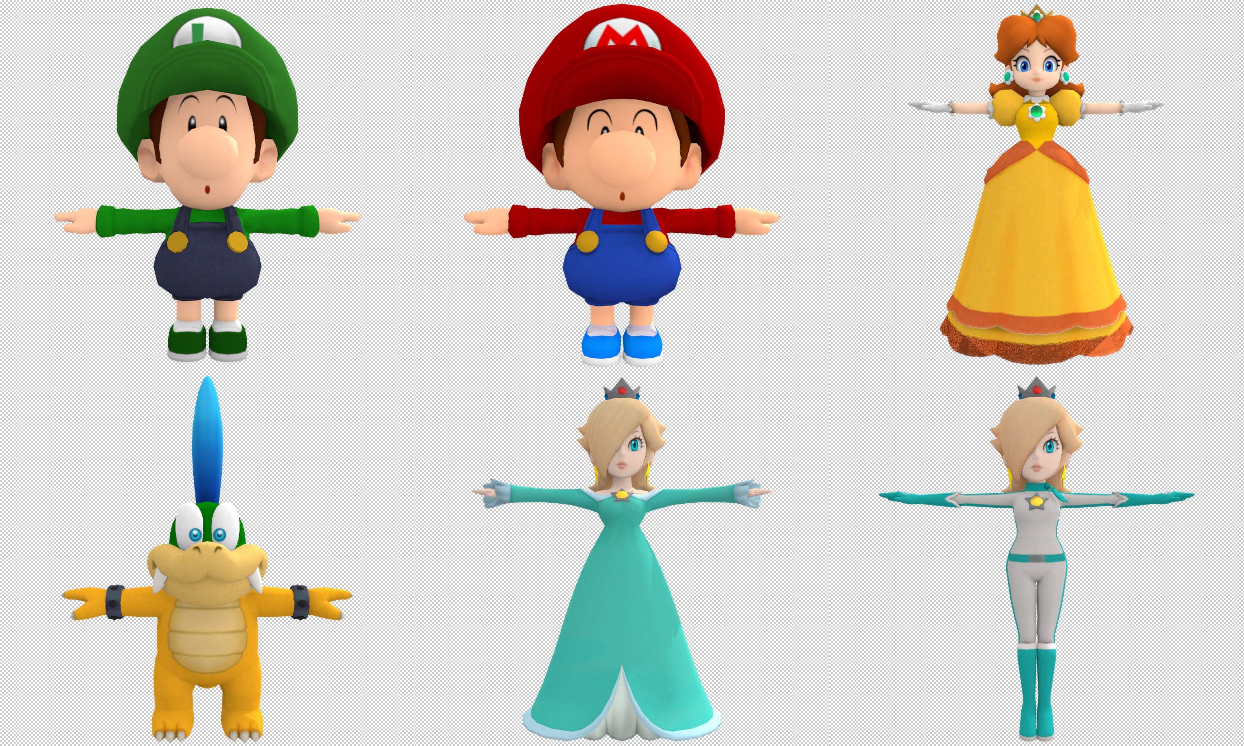 Collection Cartoon - Characters objects locations Low-poly 3D model_17