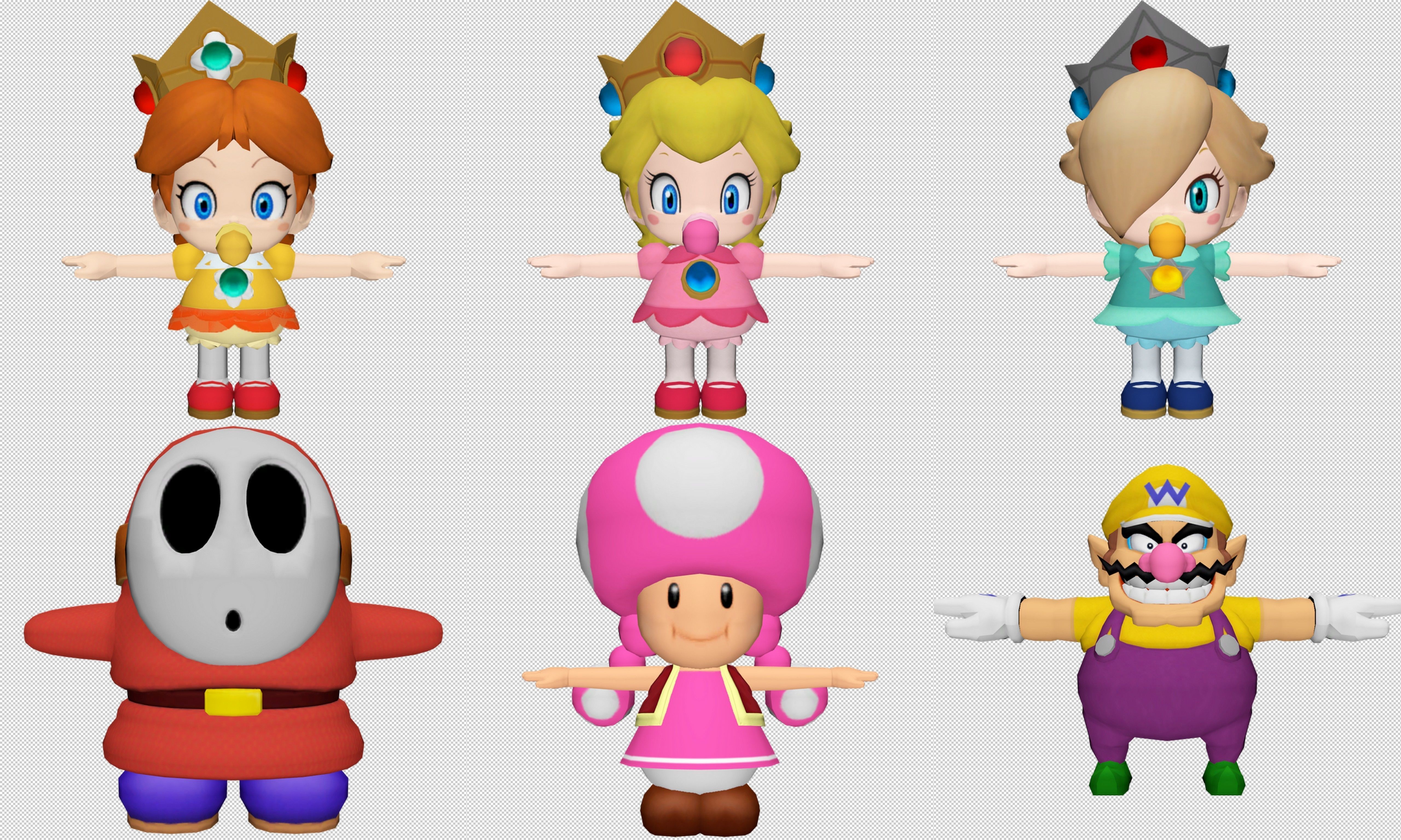 Collection Cartoon - Characters objects locations Low-poly 3D model_23