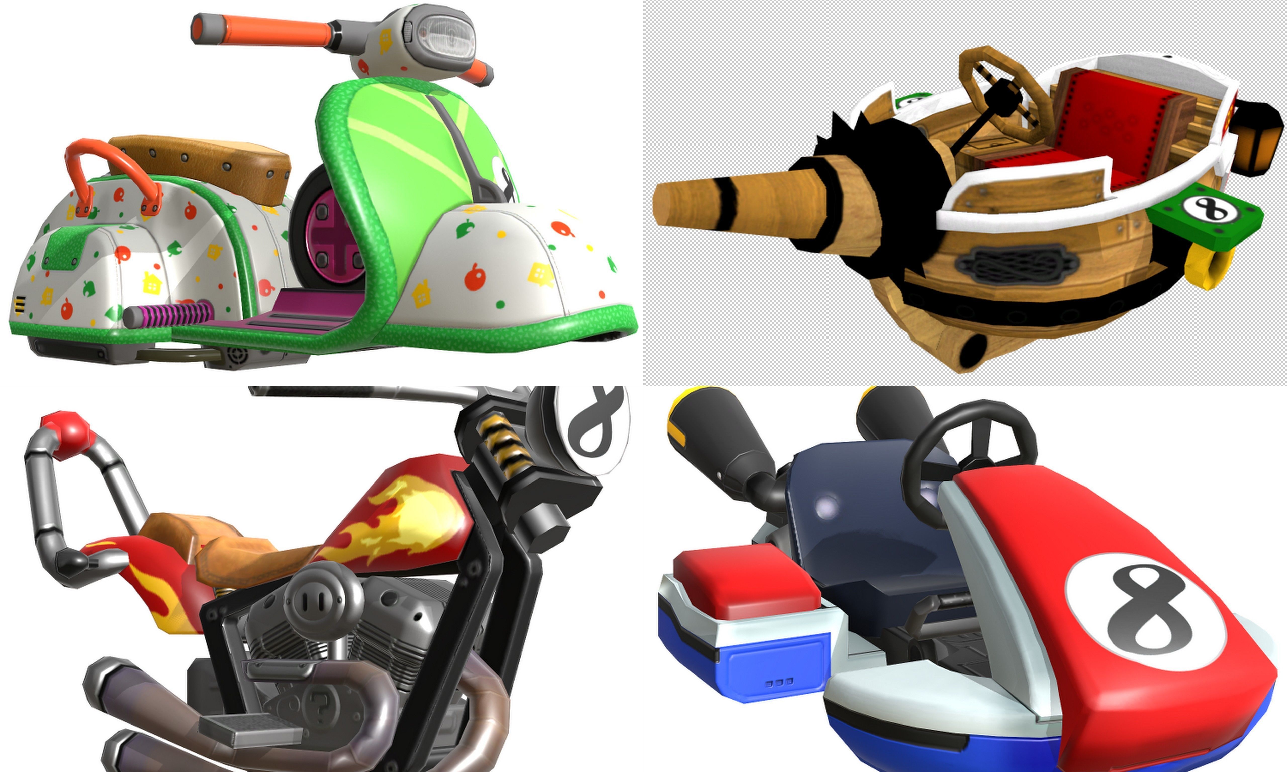 Collection Cartoon - Characters objects locations Low-poly 3D model_15