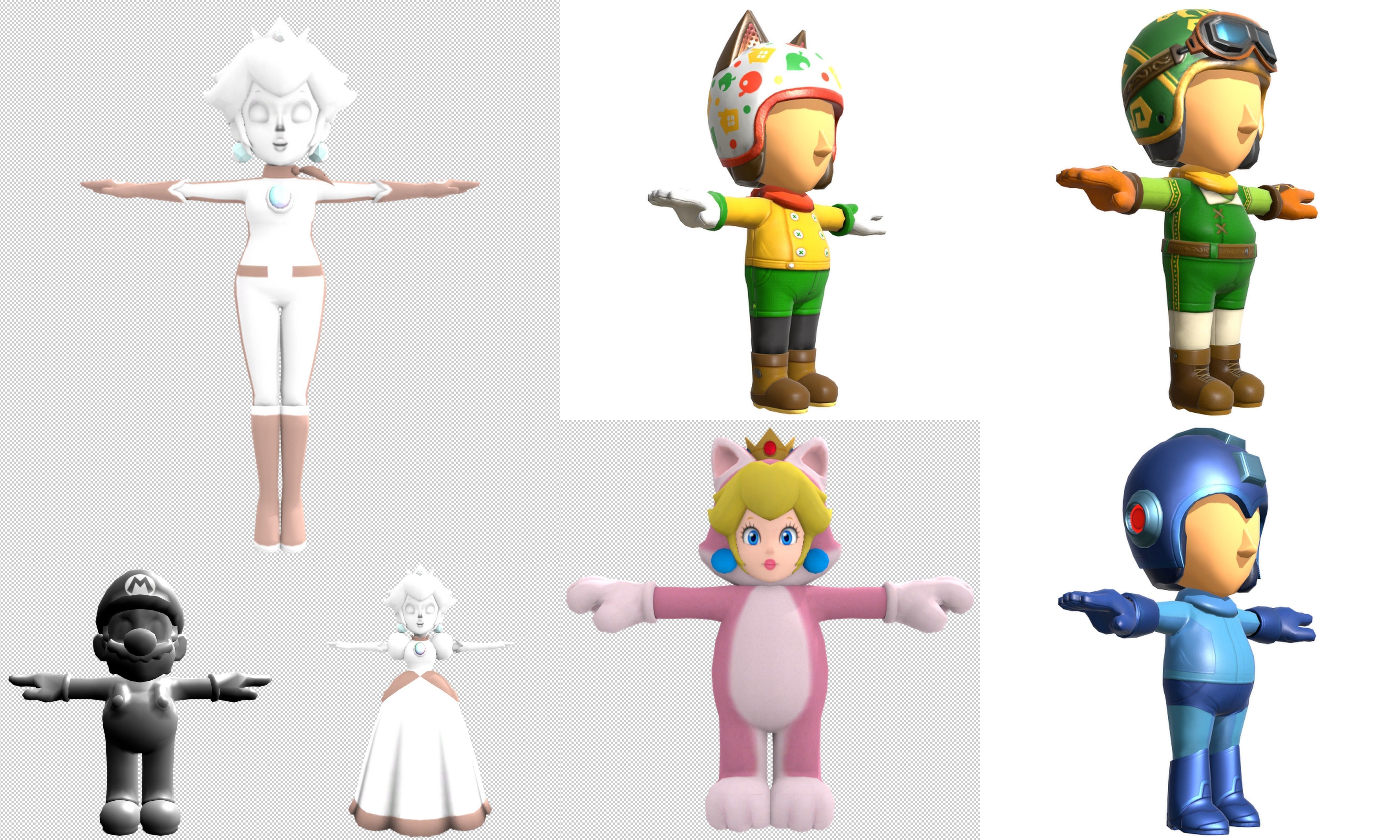 Collection Cartoon - Characters objects locations Low-poly 3D model_20