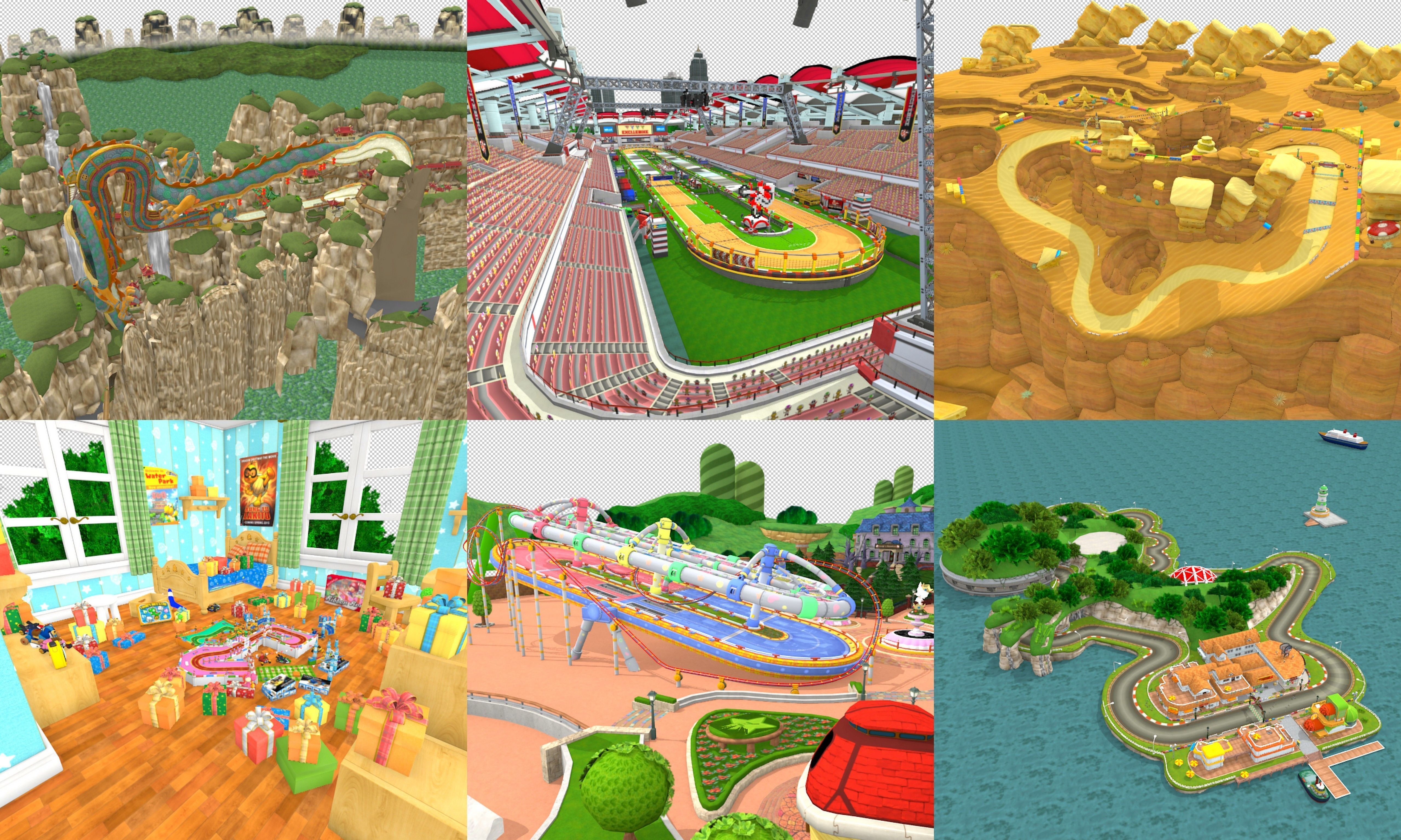 Collection Cartoon - Characters objects locations Low-poly 3D model_9