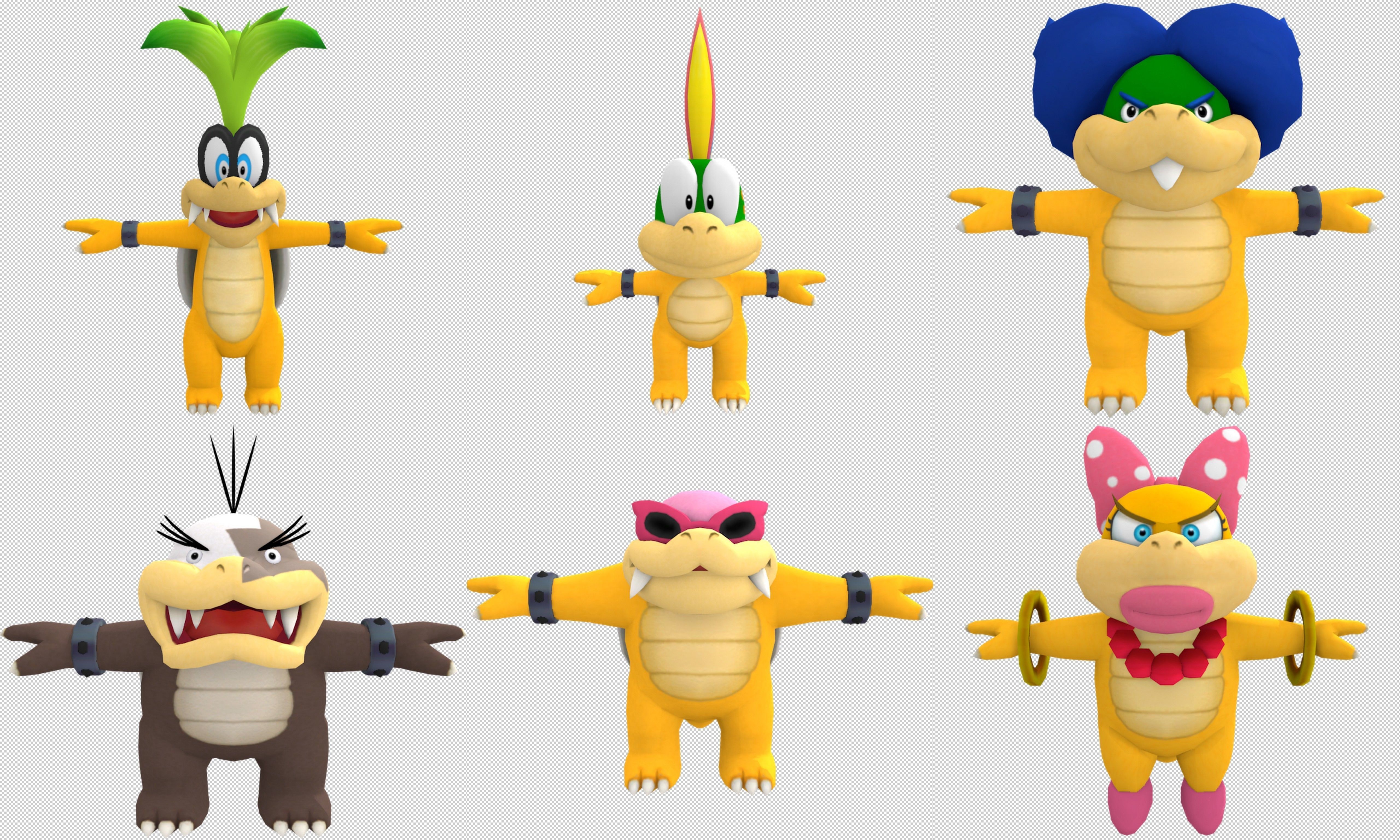 Collection Cartoon - Characters objects locations Low-poly 3D model_22