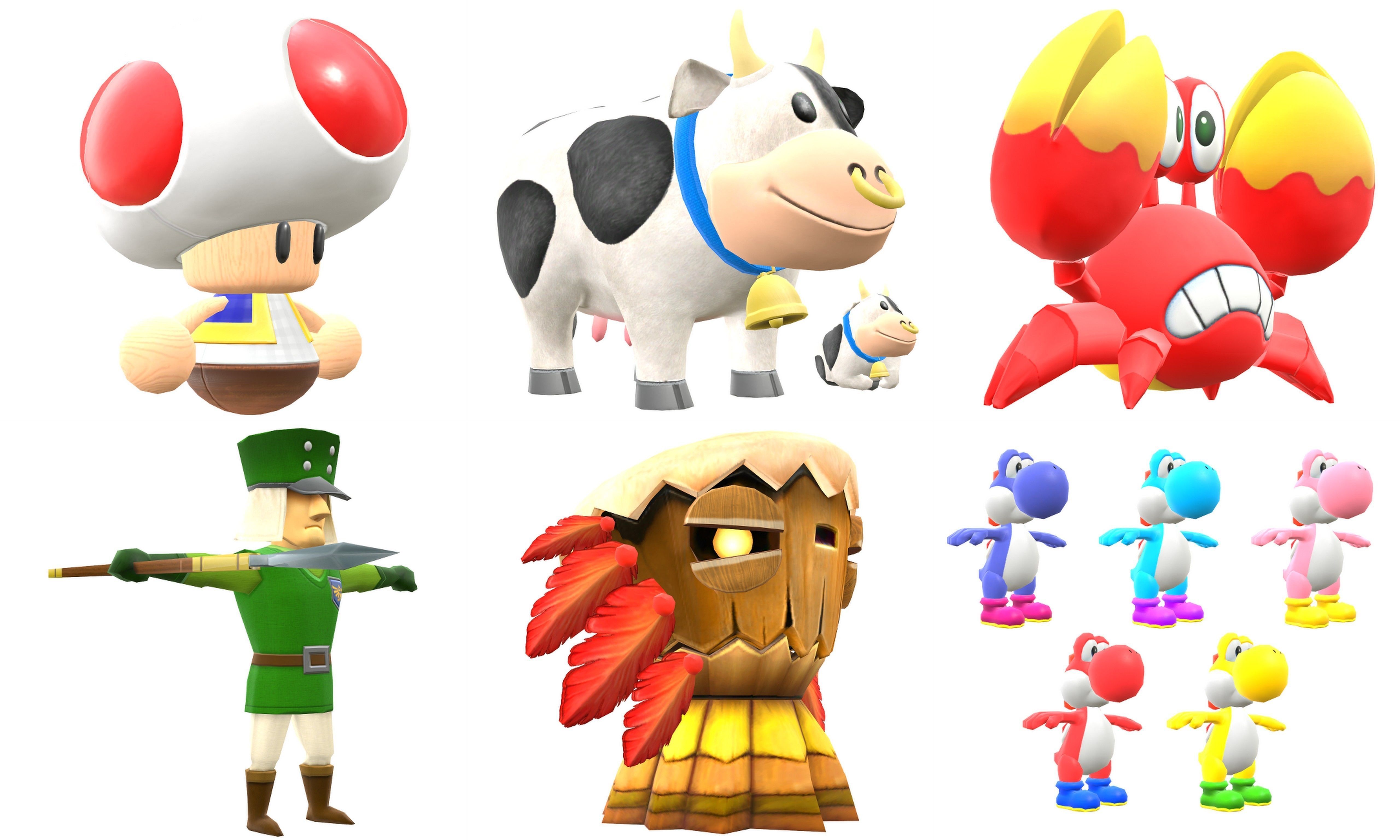 Collection Cartoon - Characters objects locations Low-poly 3D model_29