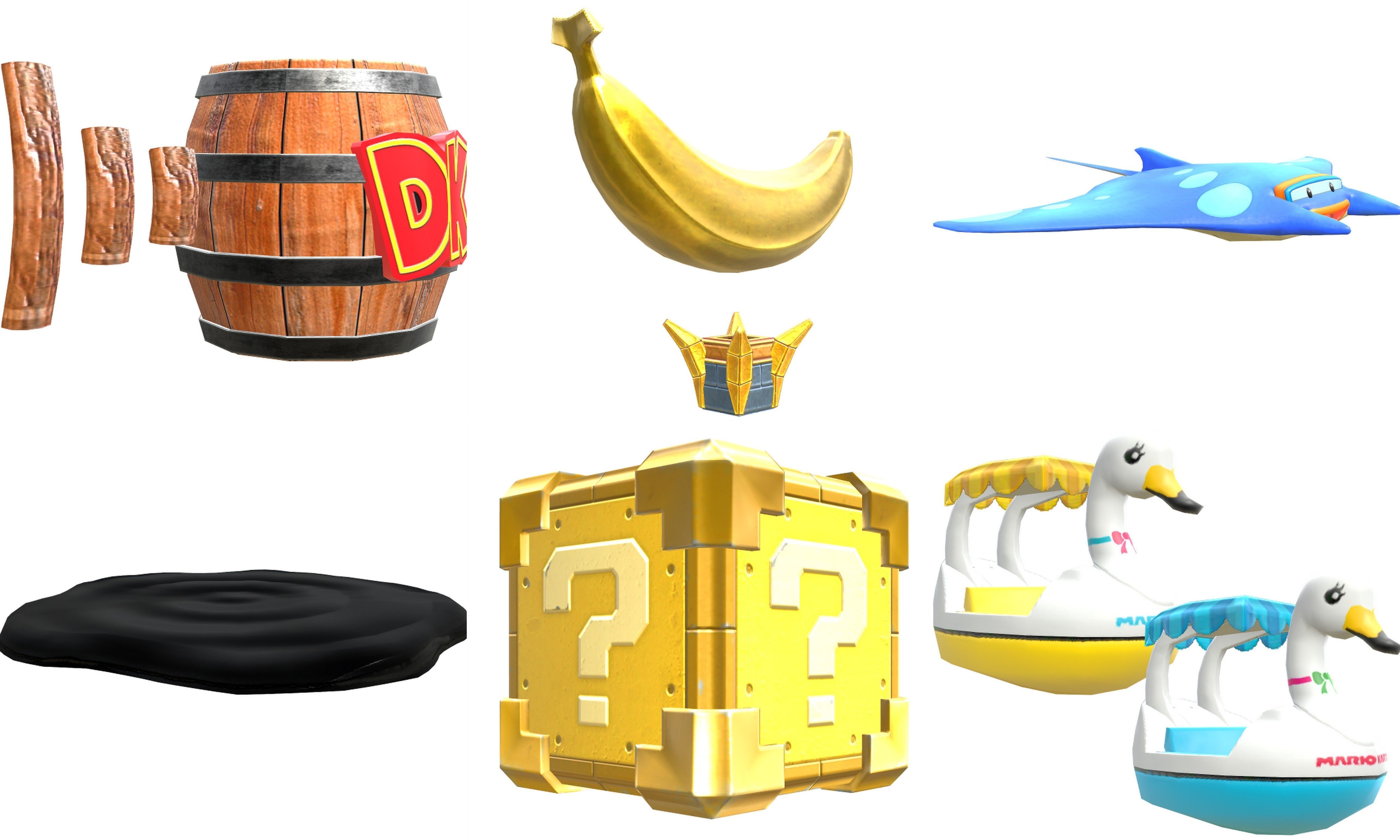 Collection Cartoon - Characters objects locations Low-poly 3D model_39