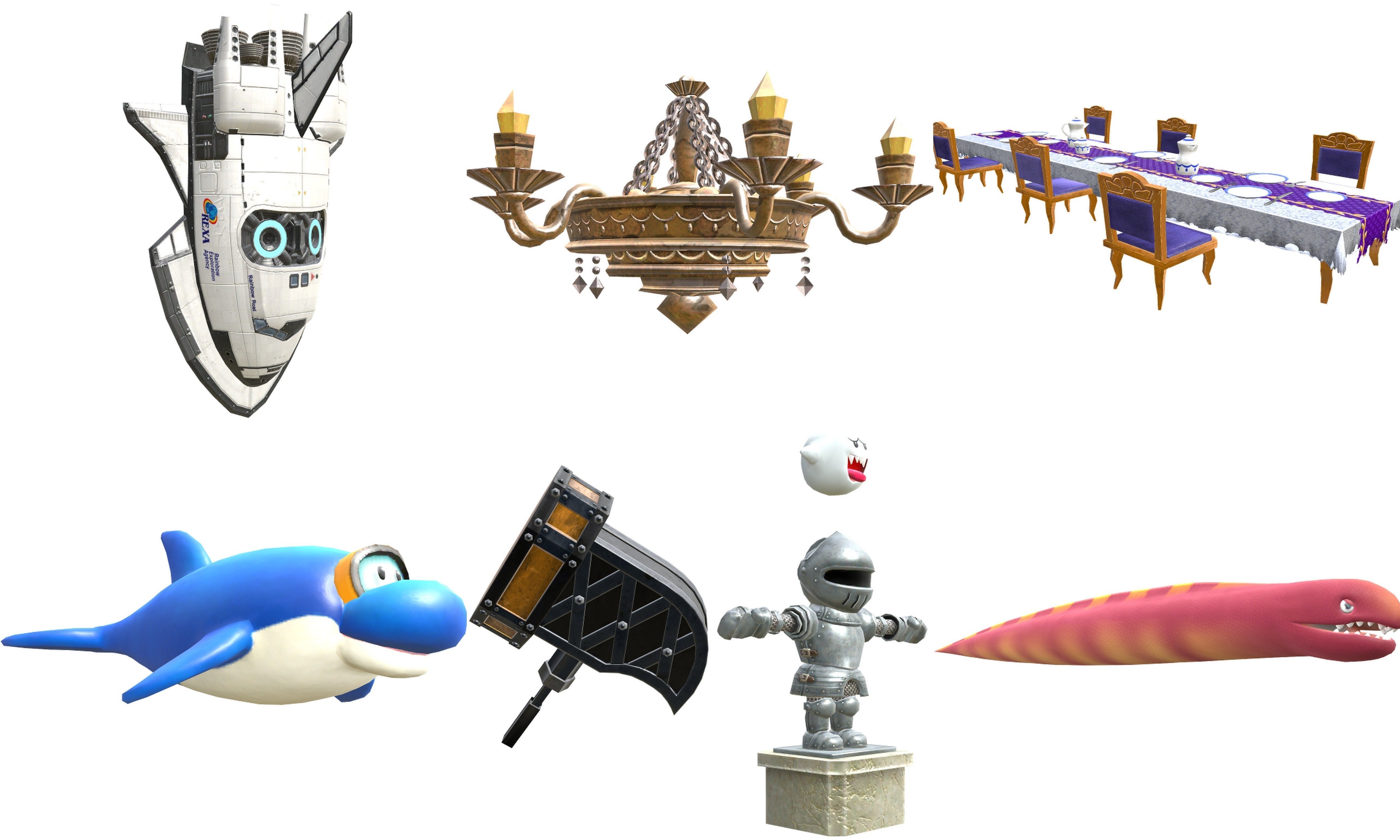 Collection Cartoon - Characters objects locations Low-poly 3D model_35