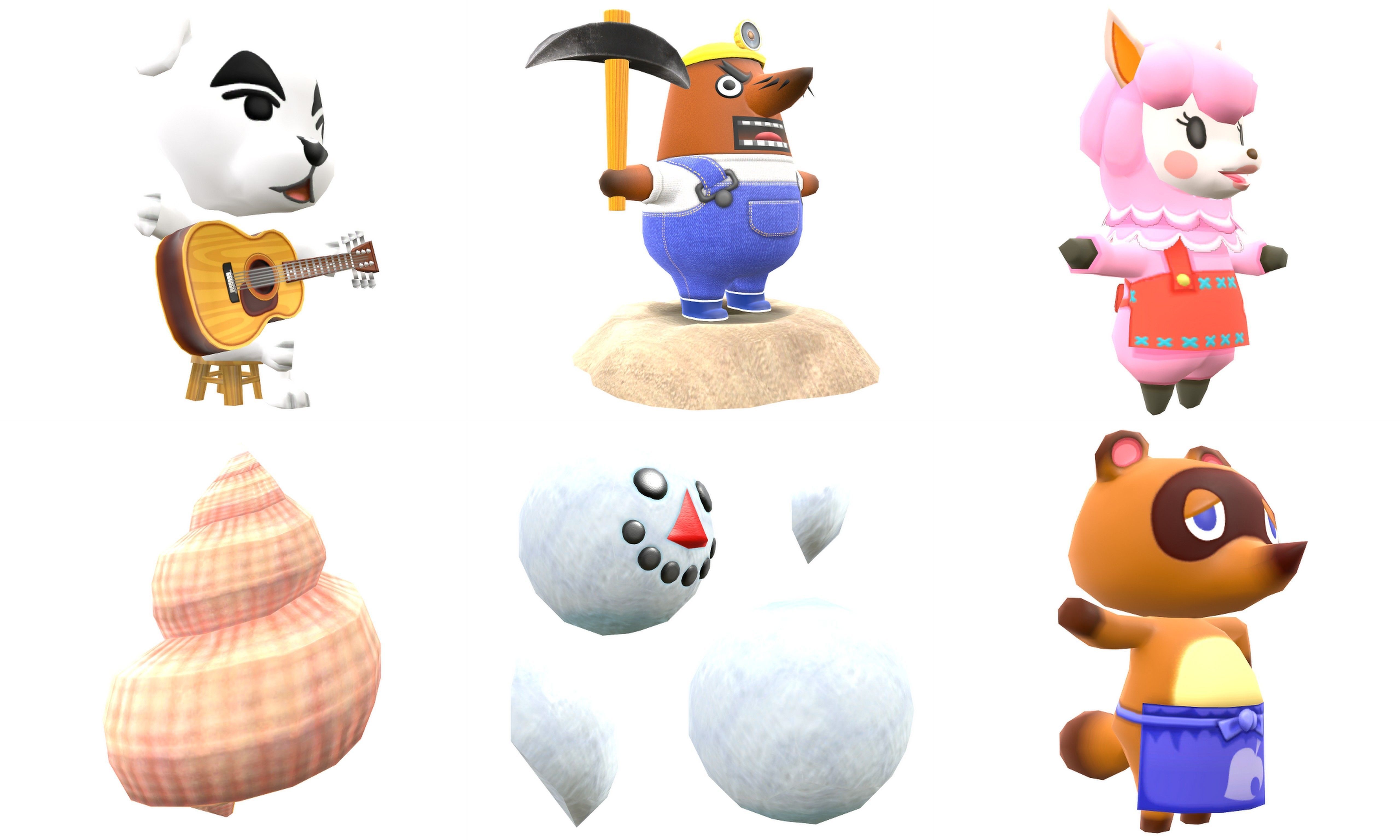 Collection Cartoon - Characters objects locations Low-poly 3D model_24