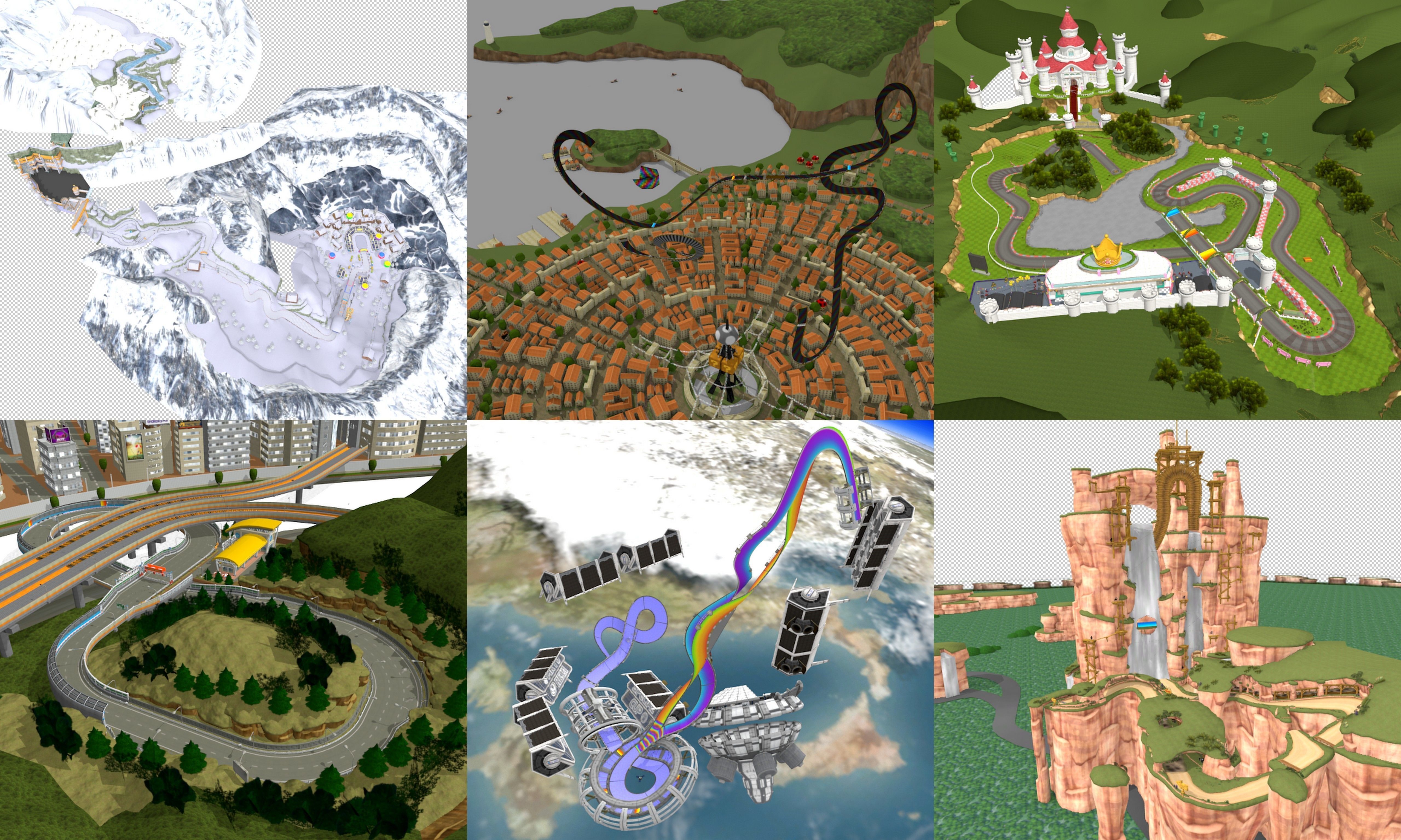 Collection Cartoon - Characters objects locations Low-poly 3D model_5