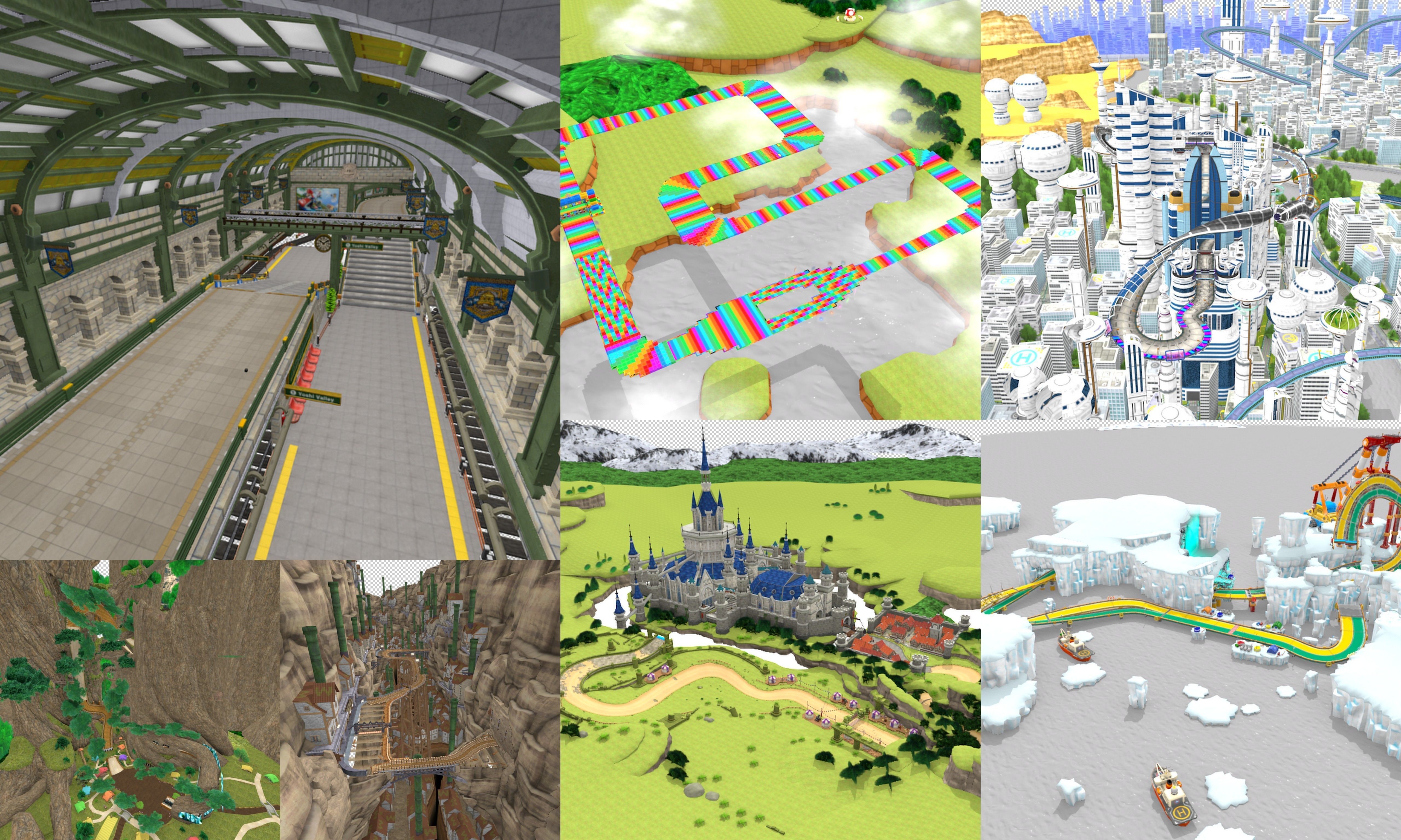 Collection Cartoon - Characters objects locations Low-poly 3D model_10