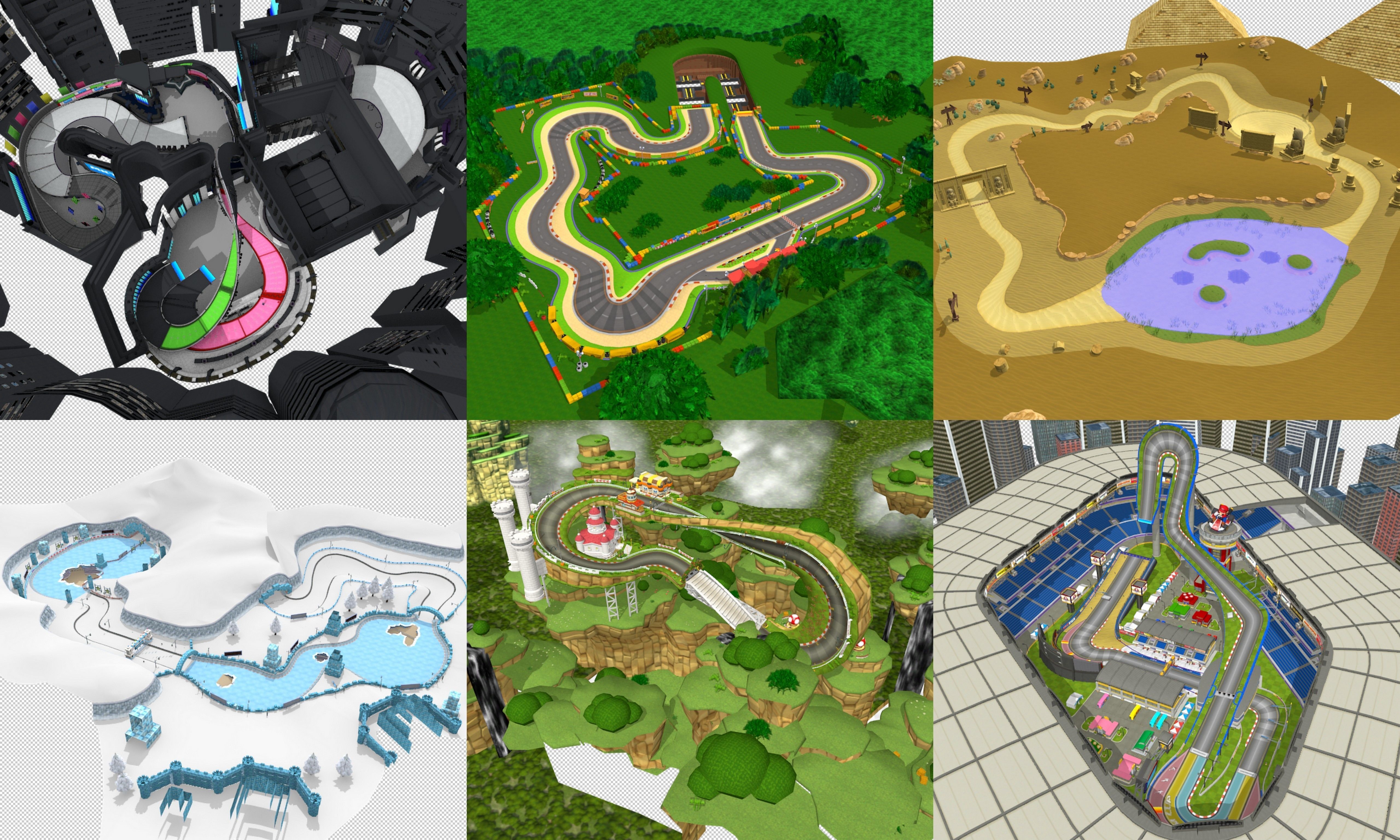 Collection Cartoon - Characters objects locations Low-poly 3D model_4