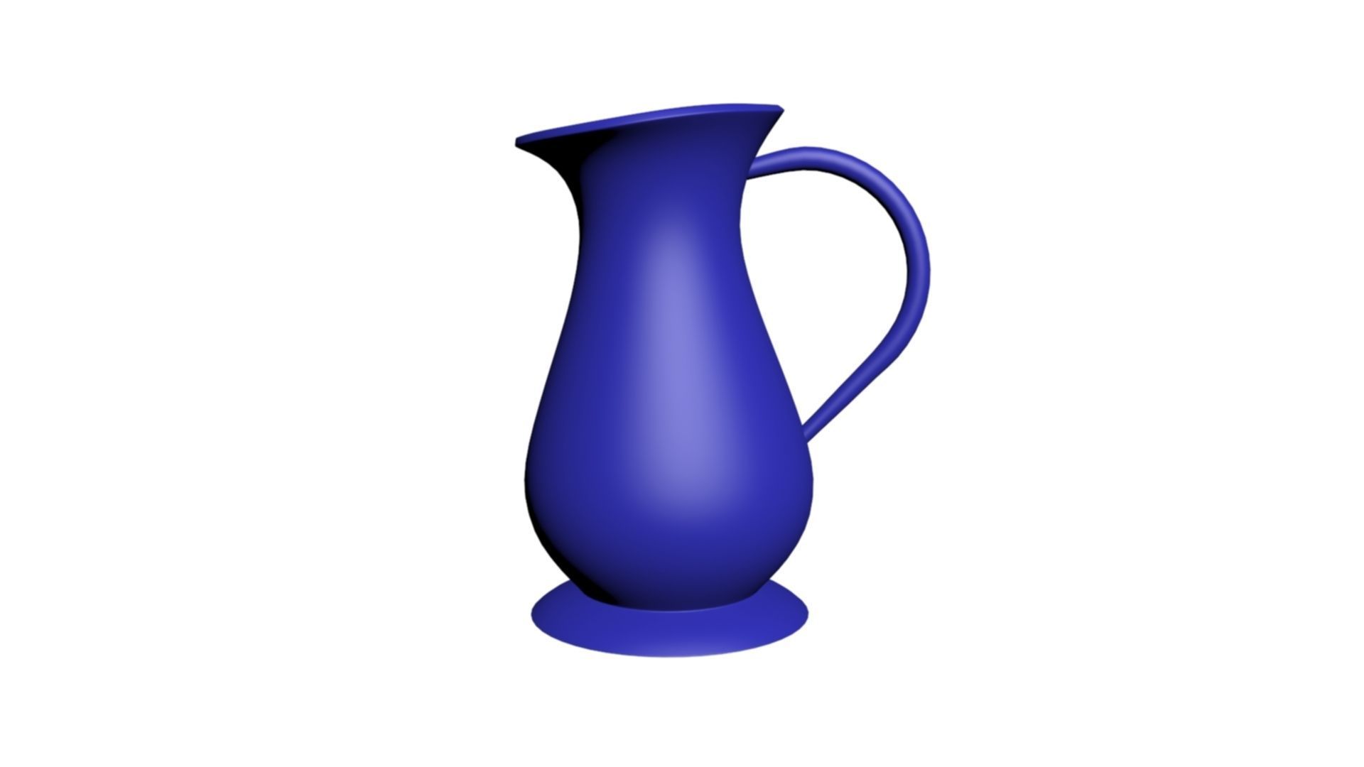 Jug Model No 1 3D print model_5