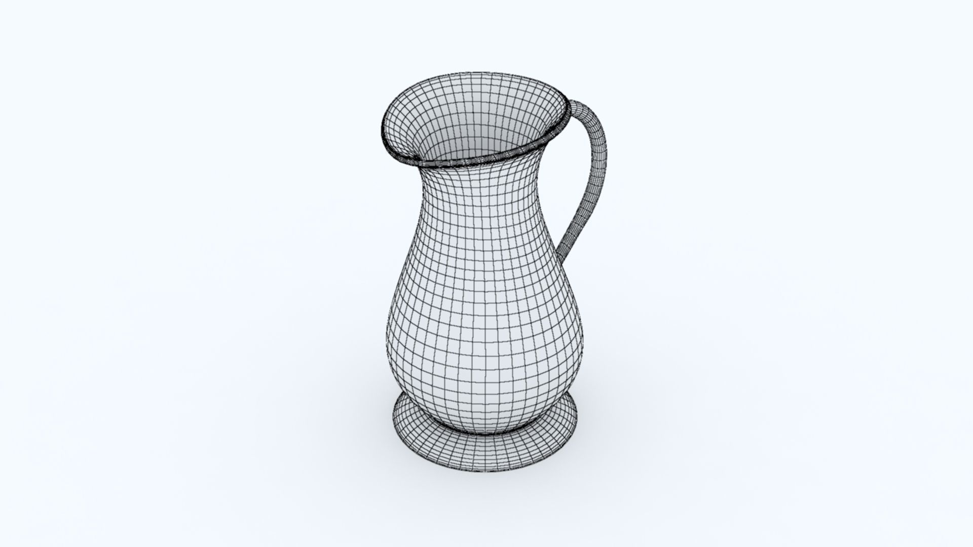 Jug Model No 1 3D print model_6