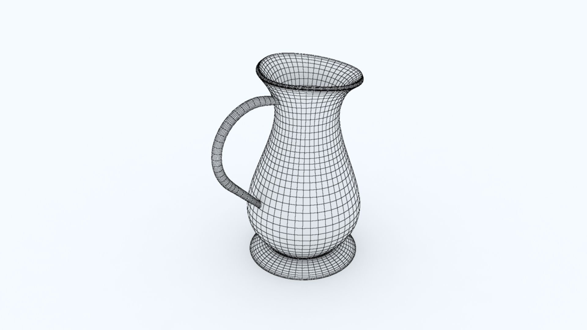 Jug Model No 1 3D print model_7