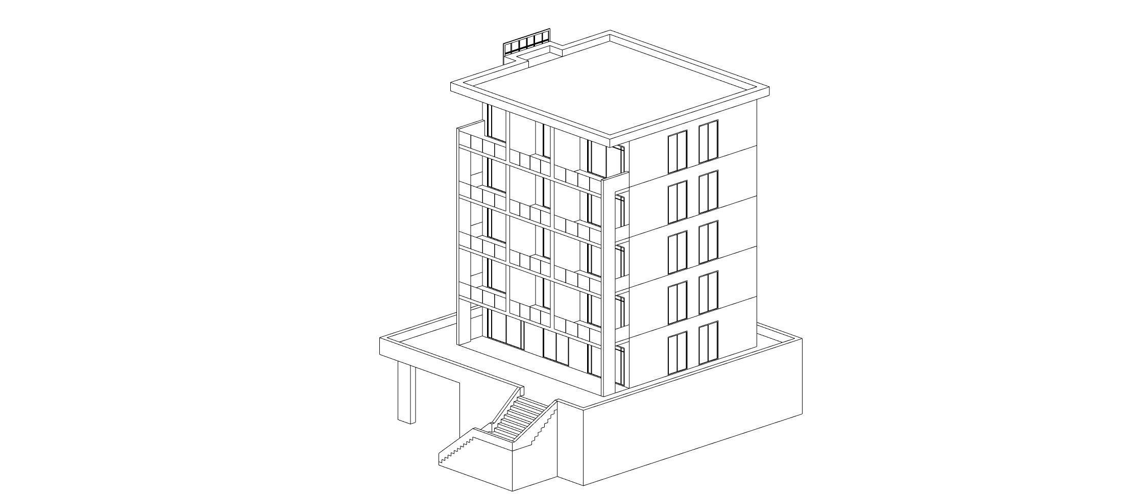 Low Poly Apartments - ED Model 6 Low-poly 3D model_30