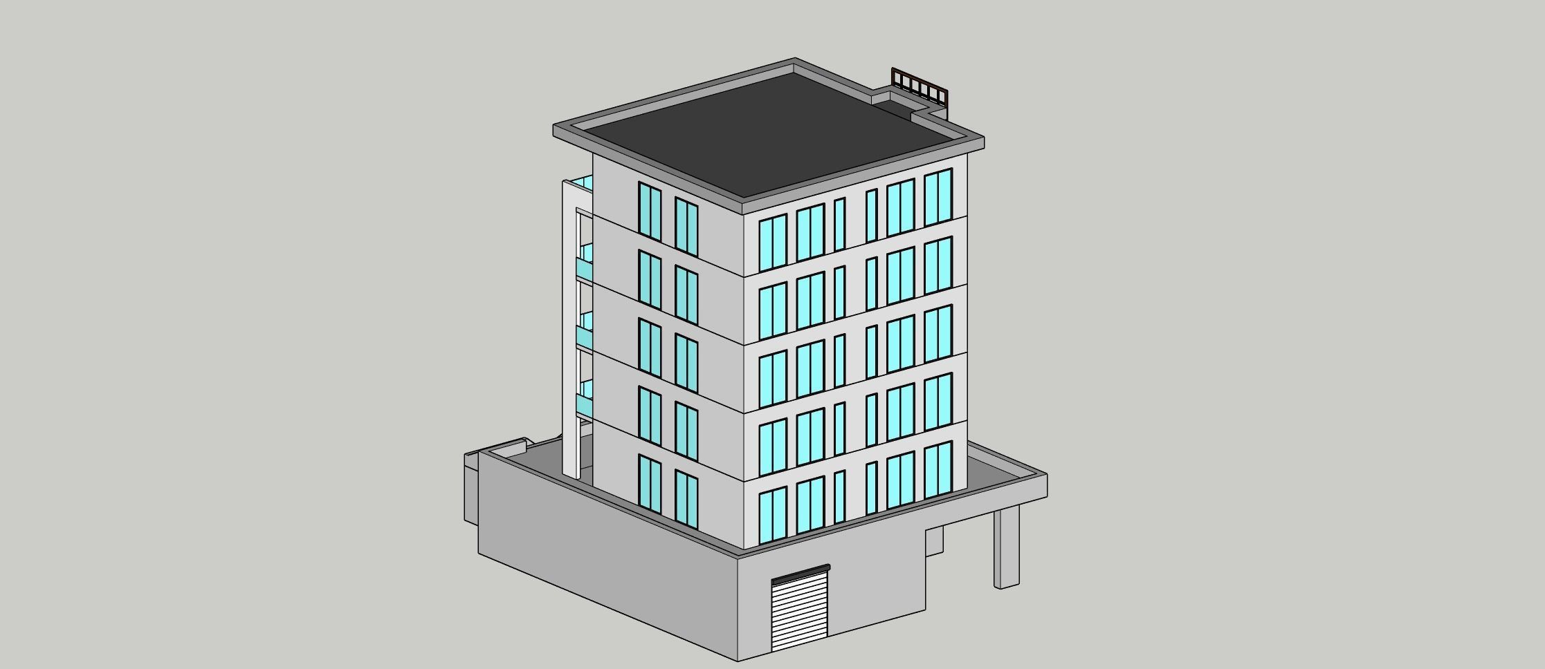 Low Poly Apartments - ED Model 6 Low-poly 3D model_32