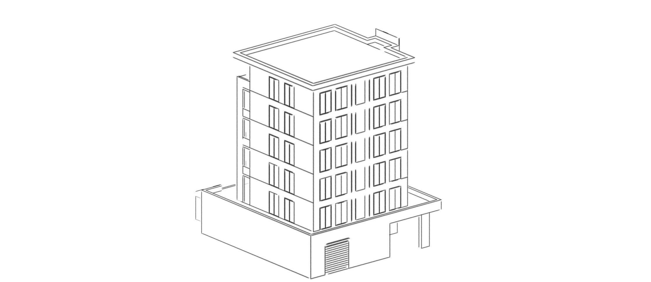 Low Poly Apartments - ED Model 6 Low-poly 3D model_34