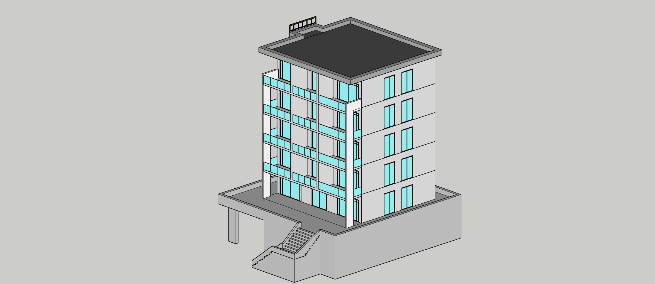 Low Poly Apartments - ED Model 6 Low-poly 3D model_29