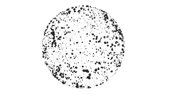 Editable Asteroids Filed Scene 360 PBR 4K Low-poly 3D model
