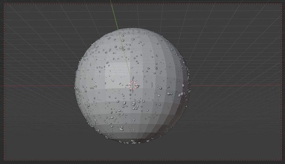 Editable Asteroids Filed Scene 360 PBR 4K Low-poly 3D model_13