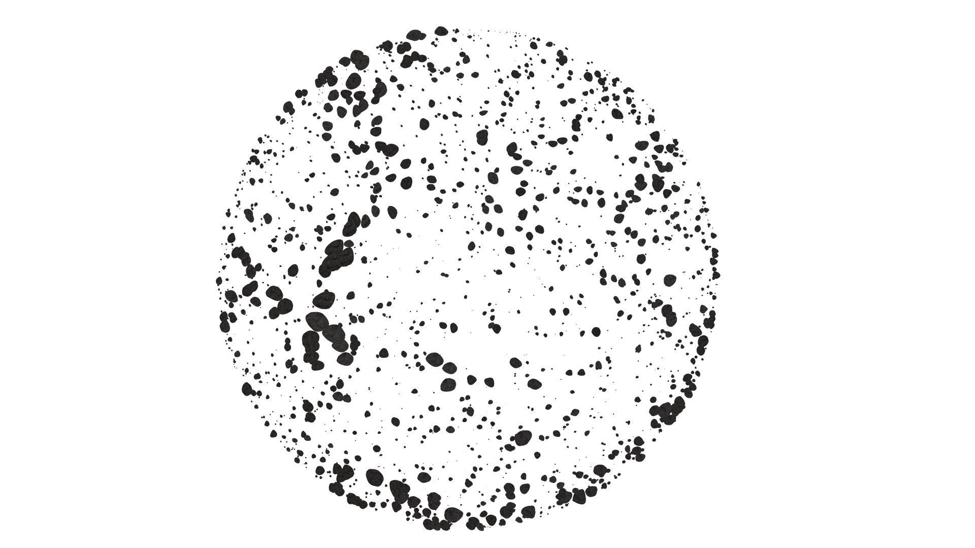 Editable Asteroids Filed Scene 360 PBR 4K Low-poly 3D model_4