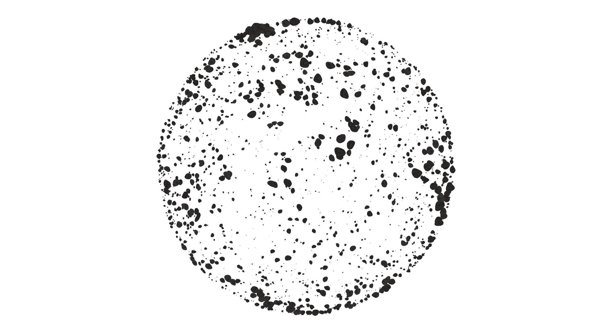 Editable Asteroids Filed Scene 360 PBR 4K Low-poly 3D model_2