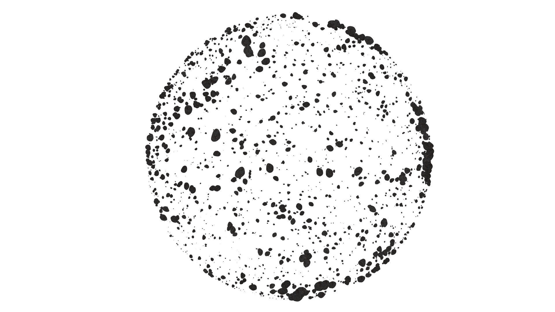 Editable Asteroids Filed Scene 360 PBR 4K Low-poly 3D model_8