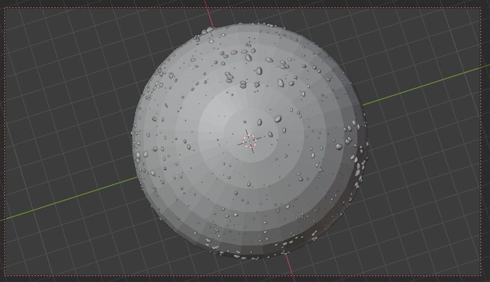 Editable Asteroids Filed Scene 360 PBR 4K Low-poly 3D model_14