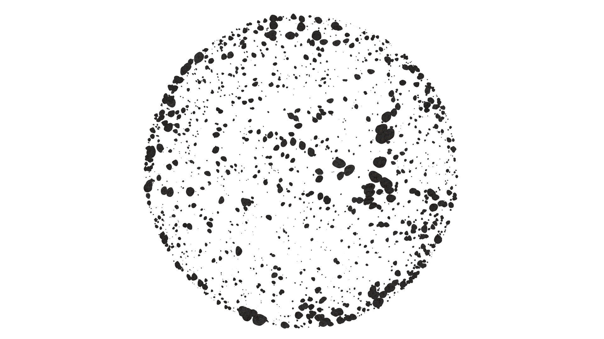 Editable Asteroids Filed Scene 360 PBR 4K Low-poly 3D model_7